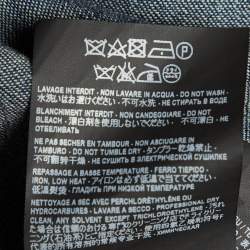 Pre Owned قميص سان لوران باريس دنيم أزرق بتفاصيل رقعة كبير - لارج