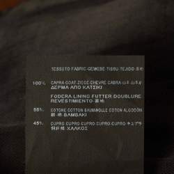 Pre Owned Saint Laurent Brown Nubuck Suede Button Front Jacket S