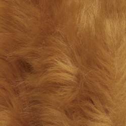 Pre Owned Saint Laurent Paris Brown Faux Fur Open Front Coat S