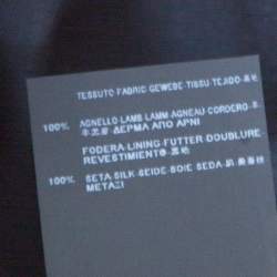 Pre Owned Saint Laurent Paris Black Lamb Leather Shorts L