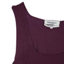 Saint Laurent Paris Sleeveless Knit Top L