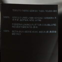 Pre Owned تنورة سان لوران باريس ميني جلد سوداء L