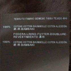 Pre Owned Saint Laurent Paris Black Jacquard Maxi Skirt M