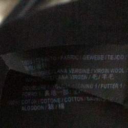 Pre Owned Saint Laurent Paris Black Wool Tailored Trousers S