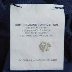 Pre Owned Yves Saint Laurent Navy Blue Denim Straight Fit Jeans S