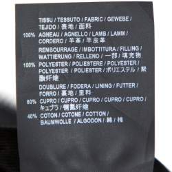 مملوكة مسبقًا Saint Laurent Paris Black Leather Cropped Biker Jacket S