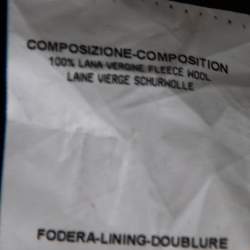 مملوكة مسبقًا فستان ميدي إيف سان لوران إيديشن 24 صوف أسود مقاس كبير جدًا - إكس لارج