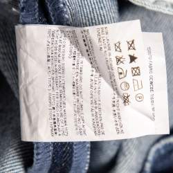 Pre Owned Saint Laurent Blue Denim High Waisted Skinny Jeans S