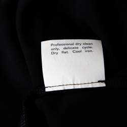 مملوكة مسبقًا Saint Laurent Black Jersey Cutout Shoulder Detailed Maxi Dress L