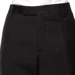 Saint Laurent Black Wool Formal Pants XXL 