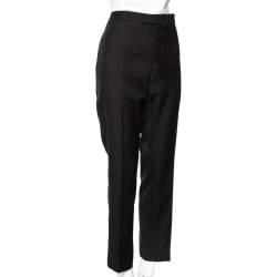 Saint Laurent Black Wool Formal Pants XXL 