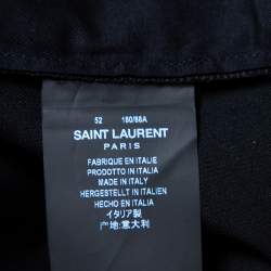 Saint Laurent Black Wool Formal Pants XXL 