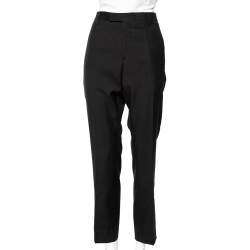 Saint Laurent Black Wool Formal Pants XXL 