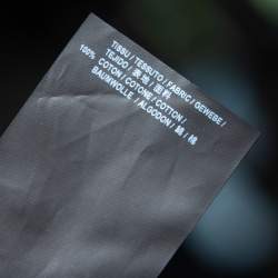 Pre Owned Saint Laurent Stone Washed Blue Denim Ripped Detail Relaxed Fit Jeans S