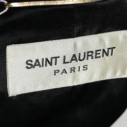 مملوكة مسبقًا بليزر سان لوران صفين أزرار صوف كحلي مقاس متوسط