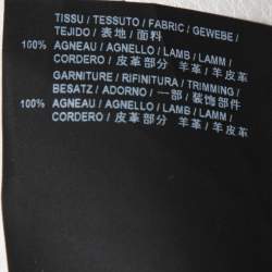 مملوكة مسبقًا Saint Laurent Black Suede Lace-Up Bustier Top M