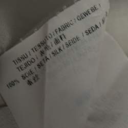 Pre Owned Saint Laurent White Silk Shirt M