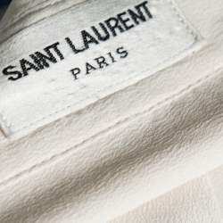 Pre Owned Saint Laurent White Silk Shirt M