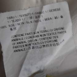 Pre Owned Saint Laurent White Silk Shirt M