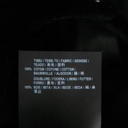 Pre Owned فيست سان لوران قطيفة أسود بحزام ظهر مقاس كبير - لارج