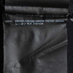 مملوكة مسبقًا Saint Laurent Black Skull Print Shirt Dress M