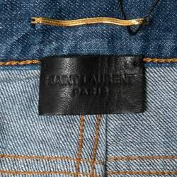 Pre Owned Saint Laurent Blue Denim 90s High-Waist Jeans M Waist 30"
