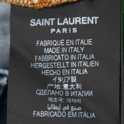 Pre Owned Saint Laurent Blue Denim 90s High-Waist Jeans M Waist 30"