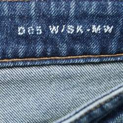 Pre Owned Saint Laurent Blue Faded Denim Skinny Jeans M Waist 30"