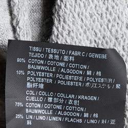 مملوكة مسبقًا Saint Laurent Grey Cotton Knit Sleeveless T-Shirt S