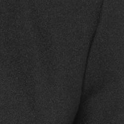 Saint Laurent Black Wool Pointed Shoulder Open Blazer M