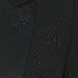 Saint Laurent Black Wool Single Breasted Blazer S