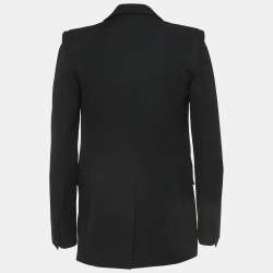 Saint Laurent Black Wool Single Breasted Blazer S