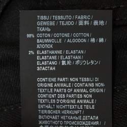 Saint Laurent Paris Black Denim Raw Edge Shorts S Waist 24''