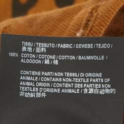 Pre Owned Saint Laurent Brown Leopard Print Ripped Denim Mid-Rise Jeans S Waist 25''