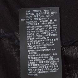 Saint Laurent Paris x Disney Black Mickey Mouse Print Cotton Knit Tshirt XS