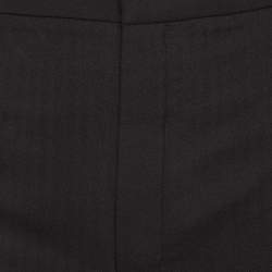 Saint Laurent Black Wool Chino Shorts S