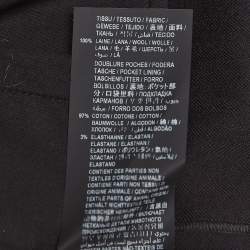 Saint Laurent Black Wool Chino Shorts S