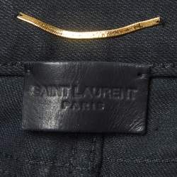 Saint Laurent Paris Black Denim Jeans S Waist 27"