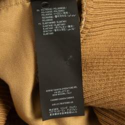 Pre Owned Saint Laurent Paris Brown Corduroy Crew Neck Sweatshirt M