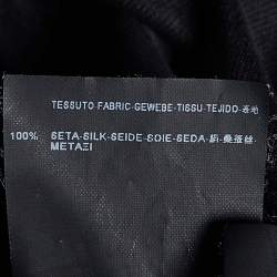 Pre Owned Saint Laurent Paris Grey Chain Pocket Silk Jersey T-Shirt M