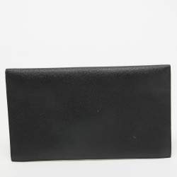 Saint Laurent Black Leather Uptown Pouch