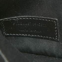Saint Laurent Black Leather Uptown Pouch