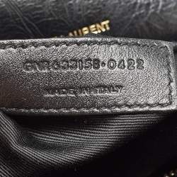 Saint Laurent Black Vintage Leather Medium Niki Shoulder Bag