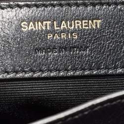 Saint Laurent Black Vintage Leather Medium Niki Shoulder Bag