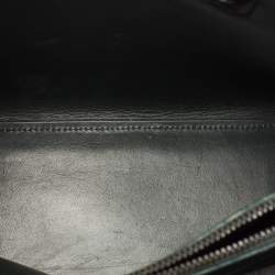Saint Laurent Dark Green Leather Baby Classic Sac De Jour Tote