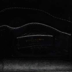 Saint Laurent Black/Gold Python Nano Classic Sac De Jour Tote