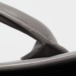 Pre Owned Saint Laurent Grey Leather Large Classic Sac De Jour Tote