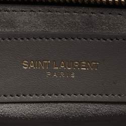 Pre Owned Saint Laurent Grey Leather Large Classic Sac De Jour Tote