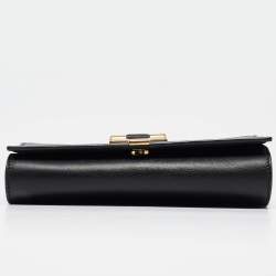Pre Owned Saint Laurent Black Leather Mini ChYc Crossbody Bag