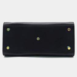 Saint Laurent Black leather Sac Dejour Large Bag